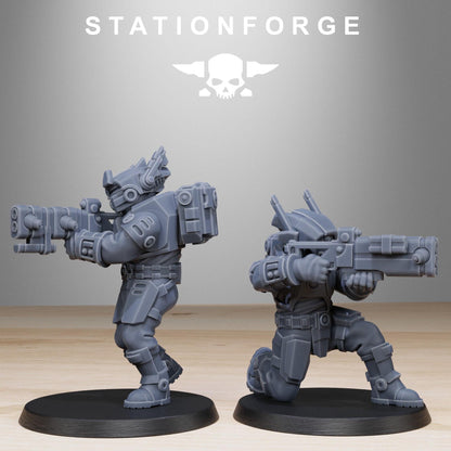 3D Printed Tarion Assault Squad x10 by StationForge Miniatures
