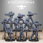 3D Printed Tarion Assault Squad x10 by StationForge Miniatures