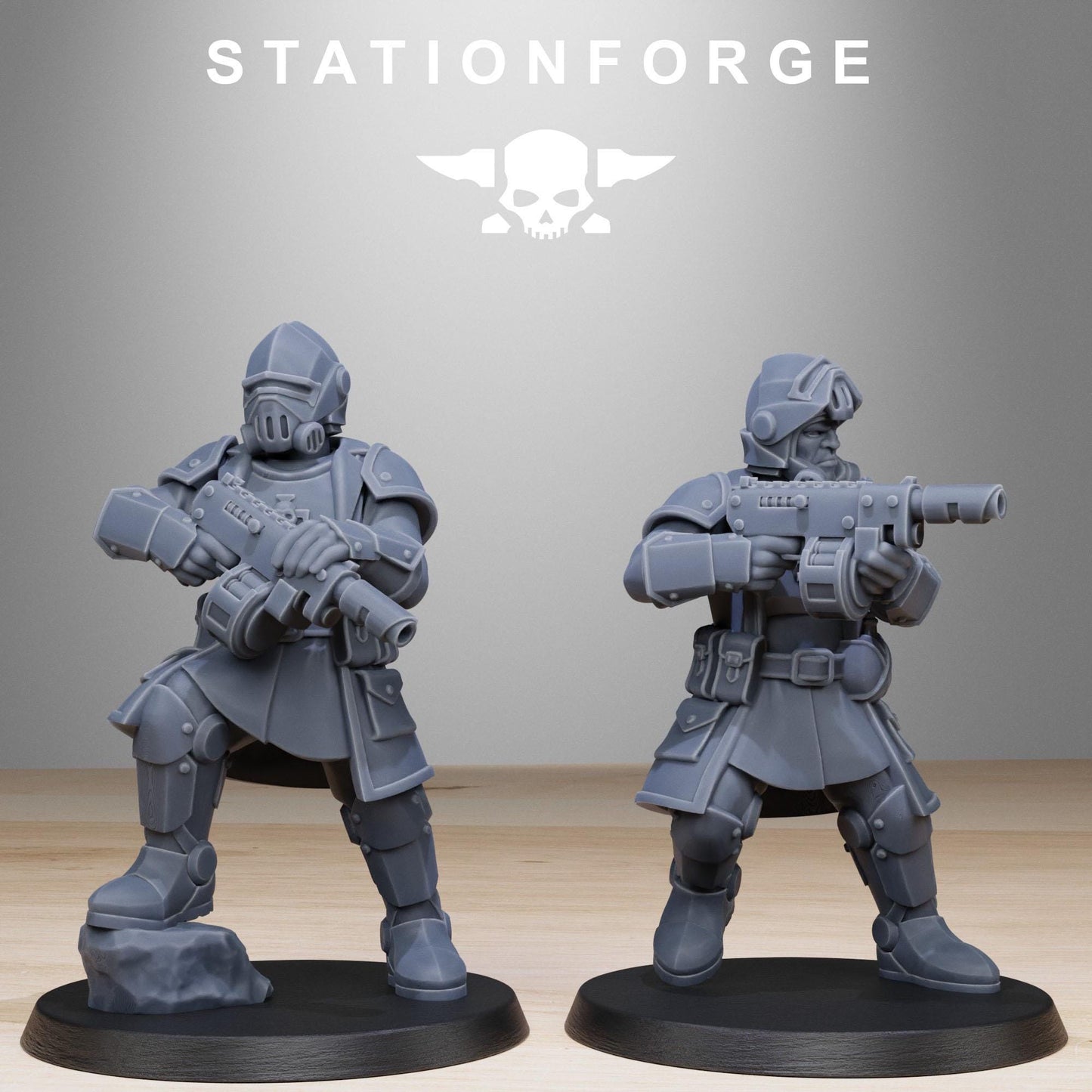 3D Printed Royal Guard Patrol x10 by StationForge Miniatures