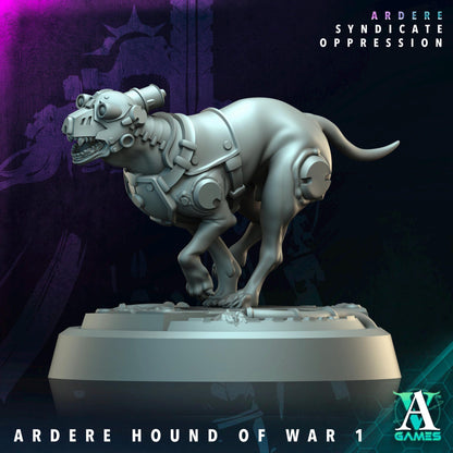 3D Printed Ardere Warhounds by Archvillain Games