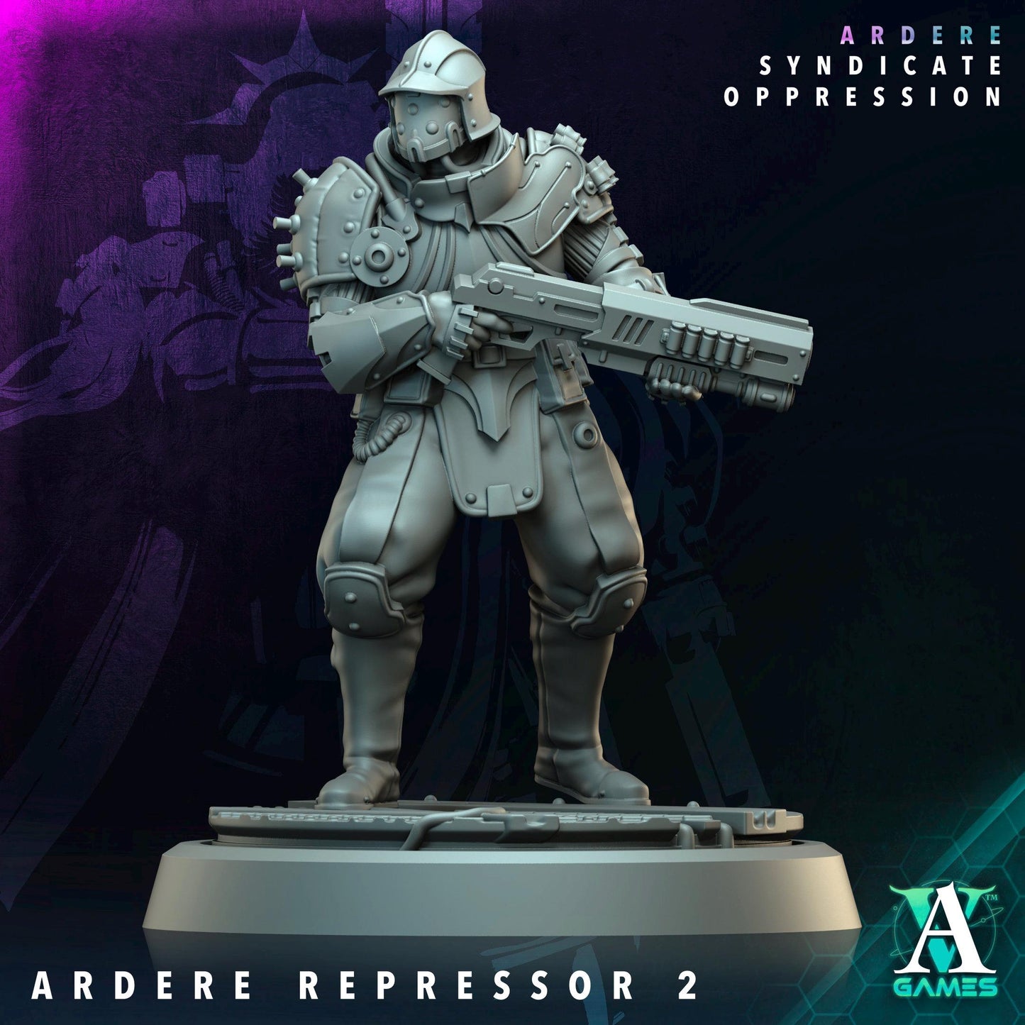 3D Printed Ardere Repressors by Archvillain Games