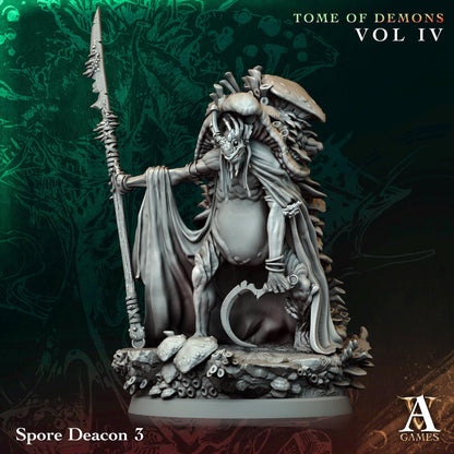 3D Printed Spore Deacons by Archvillain Games