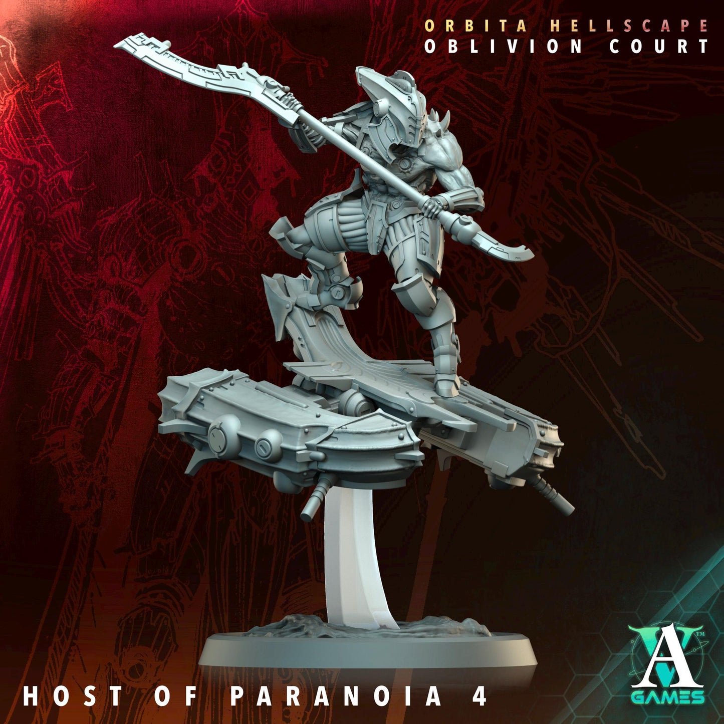3D Printed Host of Paranoia by Archvillain Games