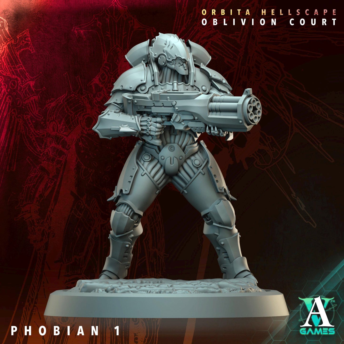 3D Printed Phobians by Archvillain Games