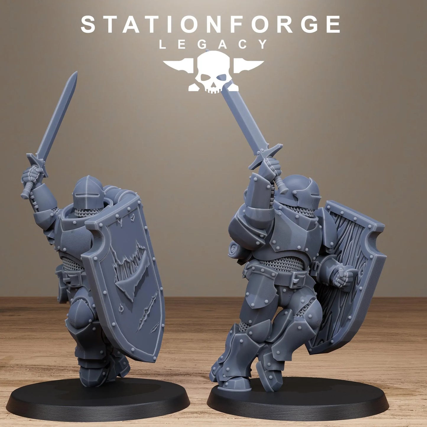 3D Printed Solaris Infantry by Stationforge Miniatures