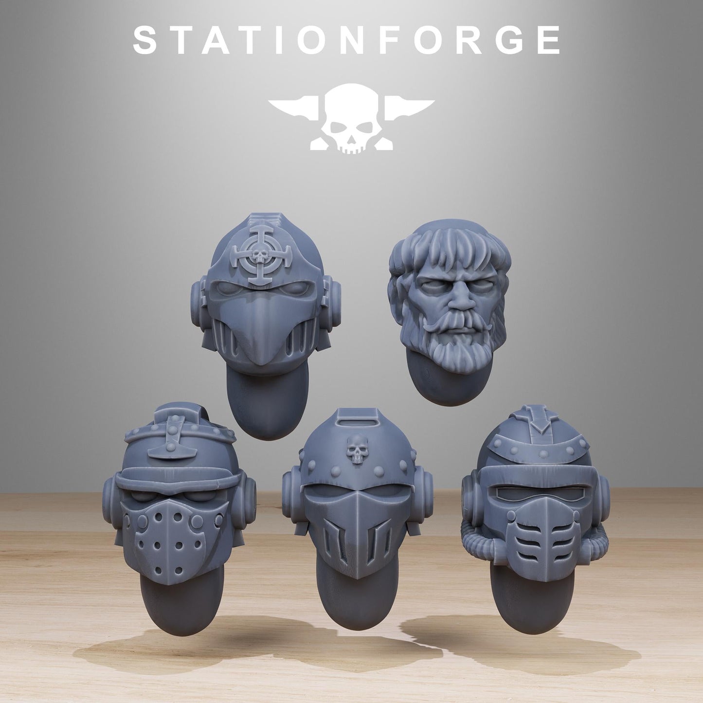 3D Printed Vodalites Flag Bearer by StationForge Miniatures