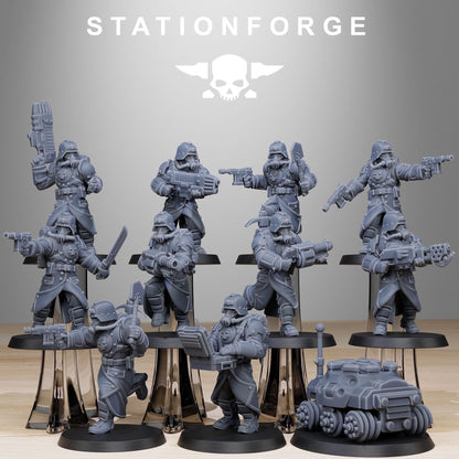 3D Printed GrimGuard Bombardiers by StationForge Miniatures
