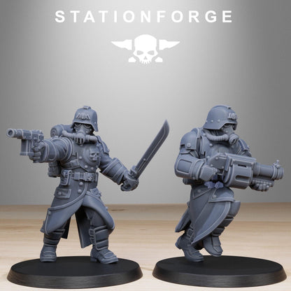 3D Printed GrimGuard Bombardiers by StationForge Miniatures