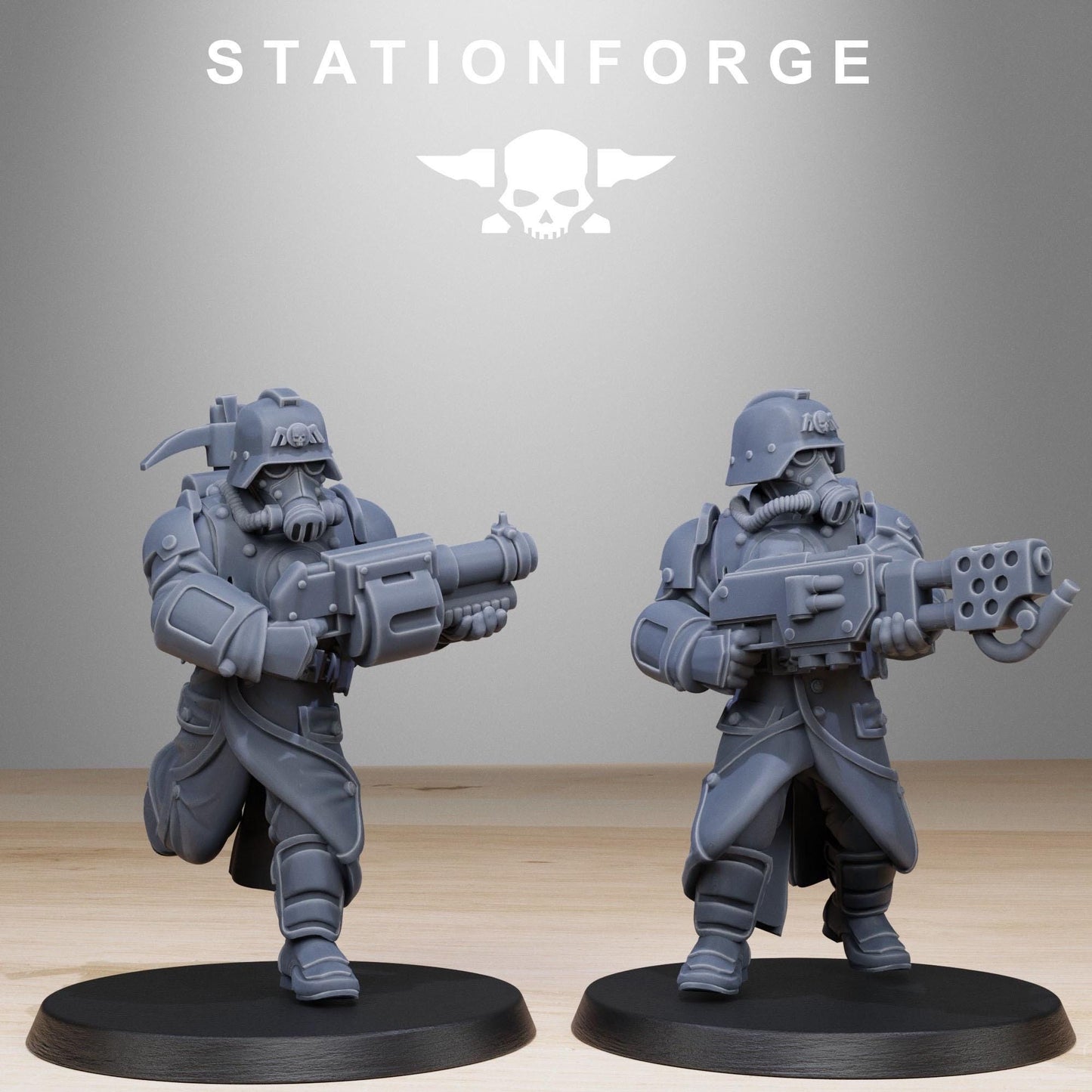 3D Printed GrimGuard Bombardiers by StationForge Miniatures