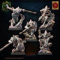 3d Printed Lizard Kin Blowpipe Regiment by Lost Kingdom Miniatures