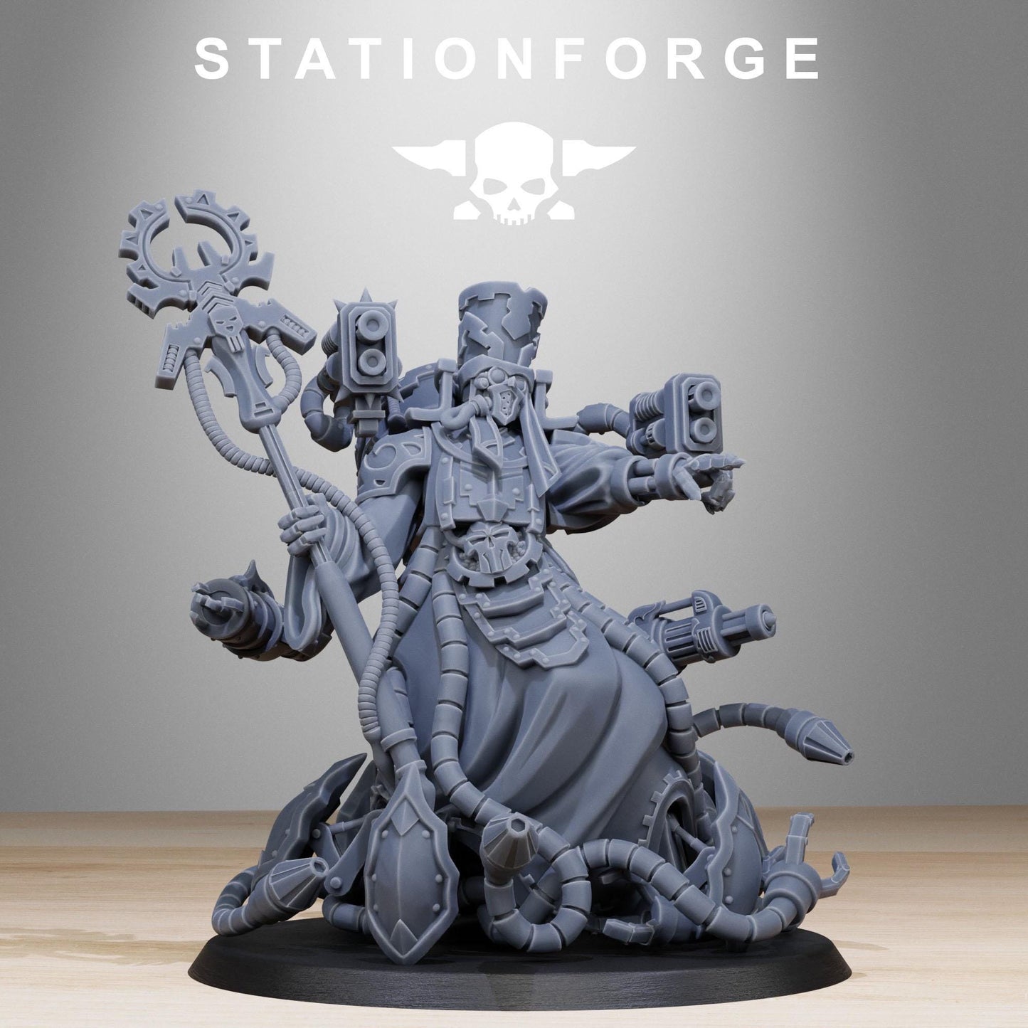 3D Printed Scavenger Chaplain by StationForge Miniatures