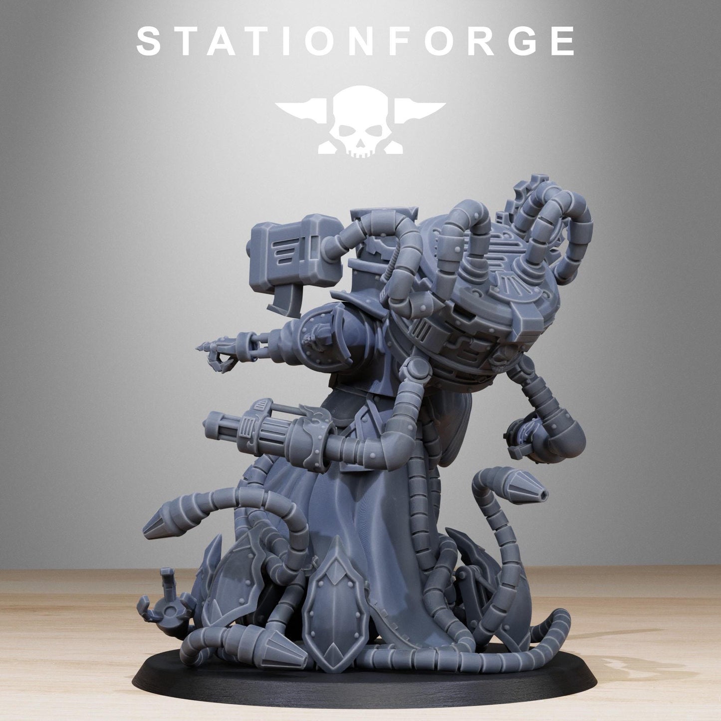 3D Printed Scavenger Chaplain by StationForge Miniatures