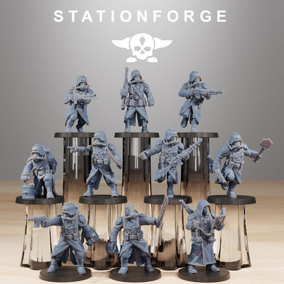 3D Printed GrimGuard Acolytes by StationForge Miniatures