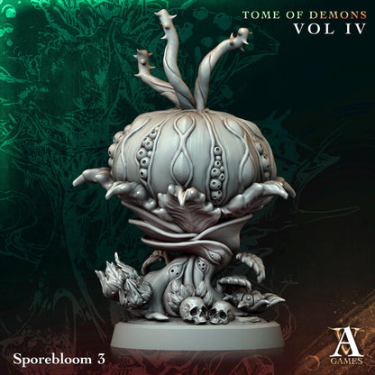3D Printed Spore Blooms by Archvillain Games