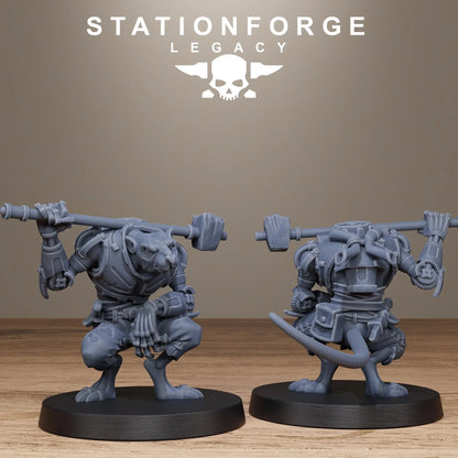 3D Printed Rotfang Infantry by Stationforge Legacy Miniatures
