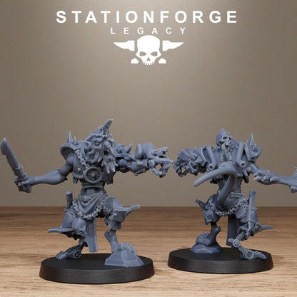 3D Printed Rotfang Infantry by Stationforge Legacy Miniatures