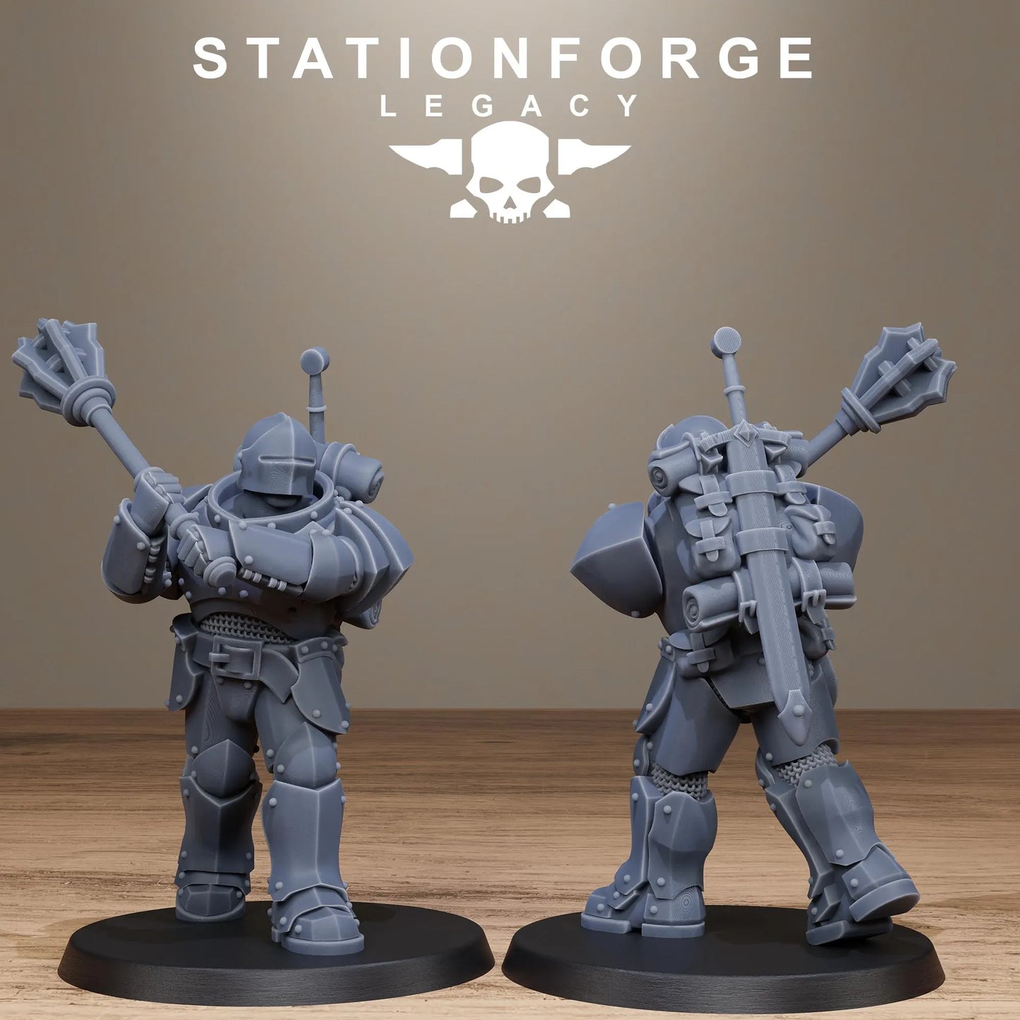 3D Printed Solaris Infantry by Stationforge Miniatures