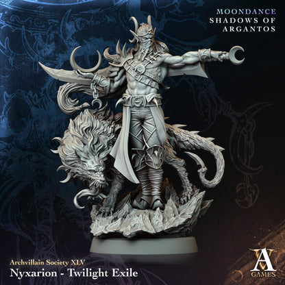 3D Printed Nyxarion the Twilight Exile by Archvillain Games