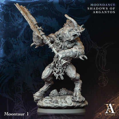 3D Printed Moontaurs by Archvillain Games