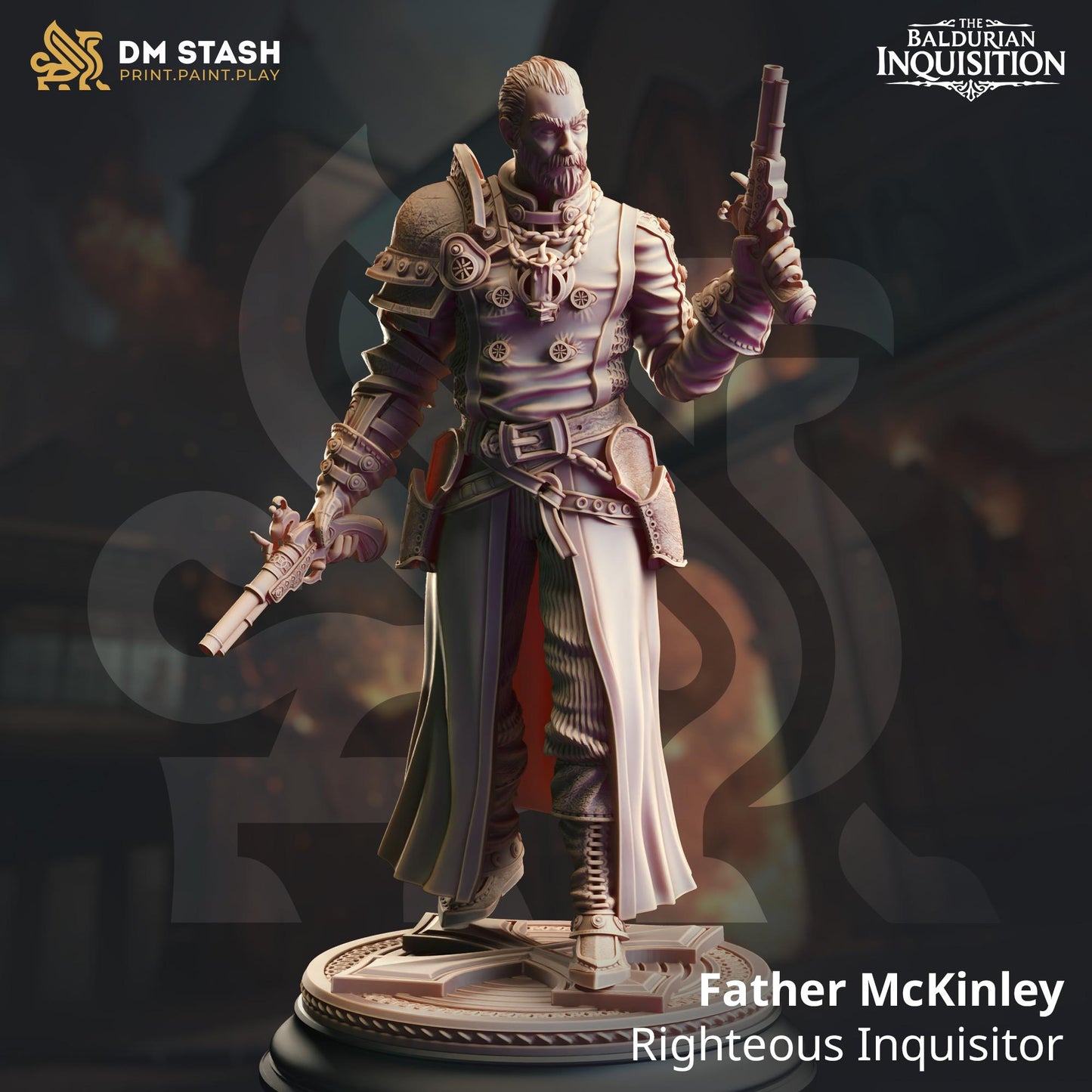 3D Printed Righteous Priest Gunslinger by DM Stash