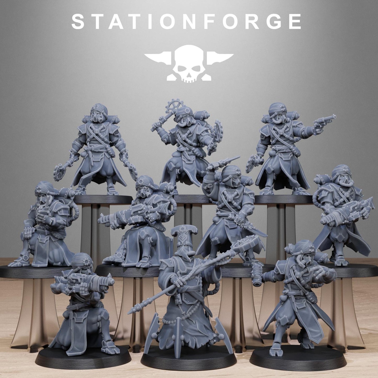 3D Printed Scavenger Scorchers by StationForge Miniatures