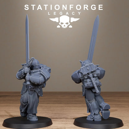 3D Printed Solaris Greatswordsmen by Stationforge Miniatures