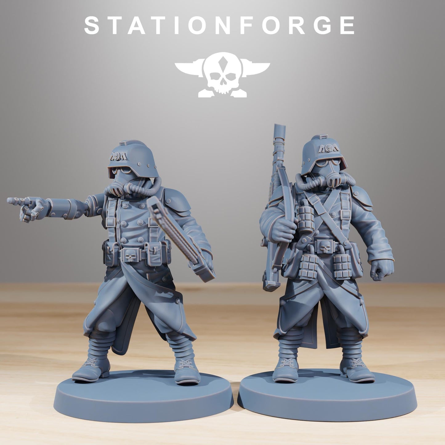 3D Printed GrimGuard Acolytes by StationForge Miniatures