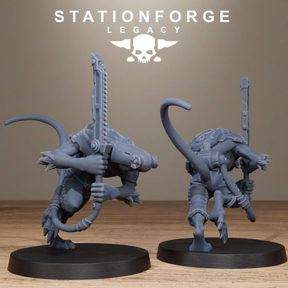 3D Printed Rotfang Infantry by Stationforge Legacy Miniatures