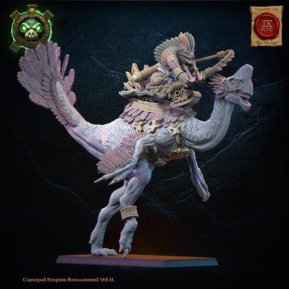 3d Printed Ceratomimus Bow Heroine by Lost Kingdom Miniatures
