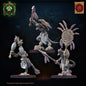 3d Printed Dragon Kin Spear Command Group by Lost Kingdom Miniatures