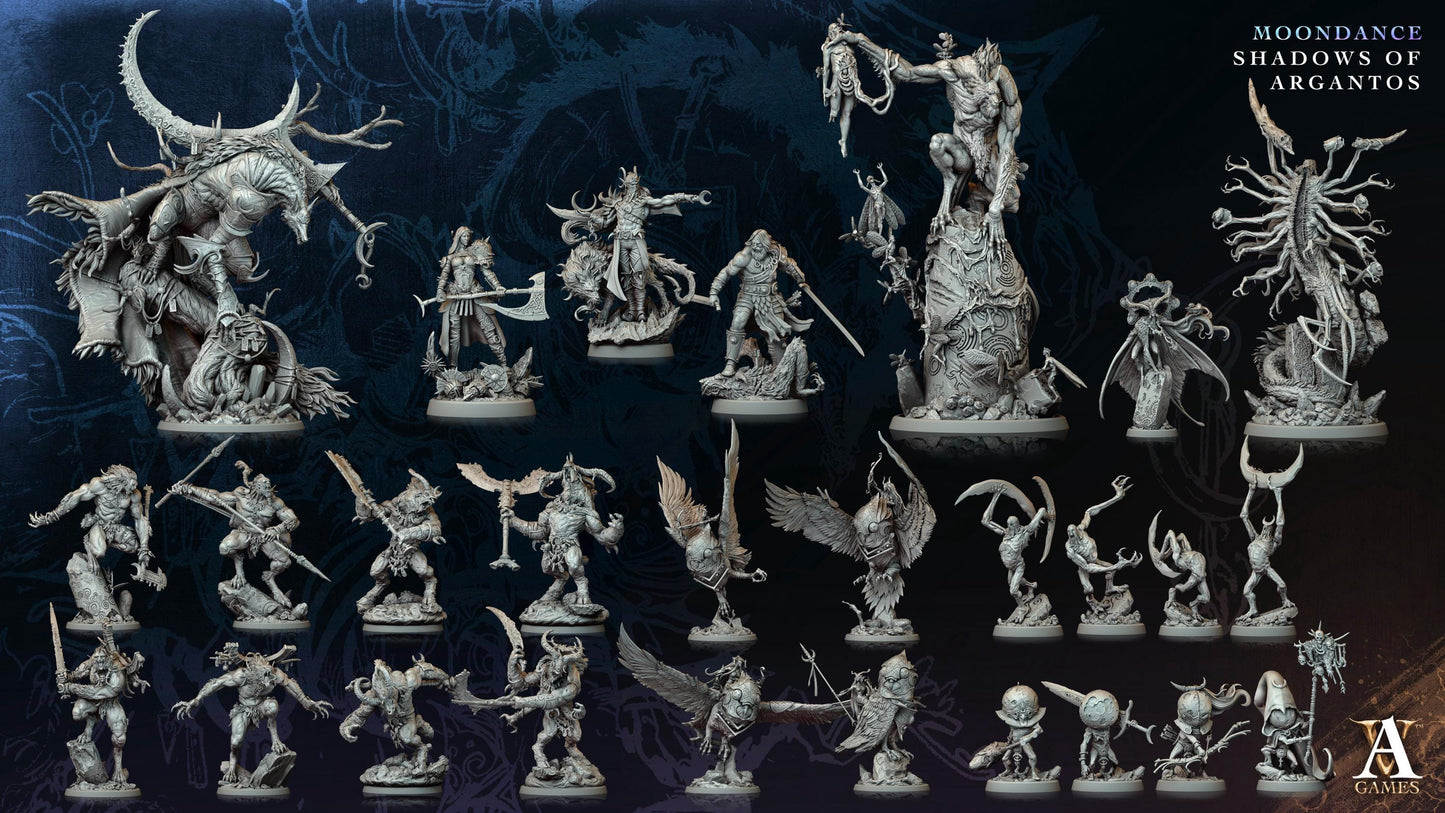 3D Printed Draevan, Lycan Exarch by Archvillain Games