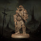 3D printed Orc Houndmasters by Monolith Arts