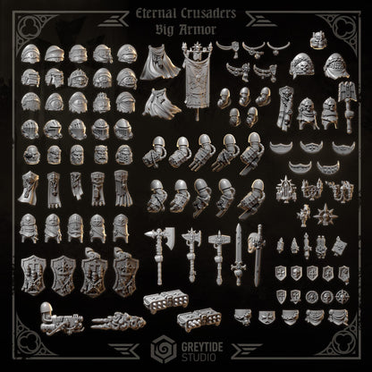 3d Printed Eternal Crusader Shoulderpads #1 by Greytide Studio
