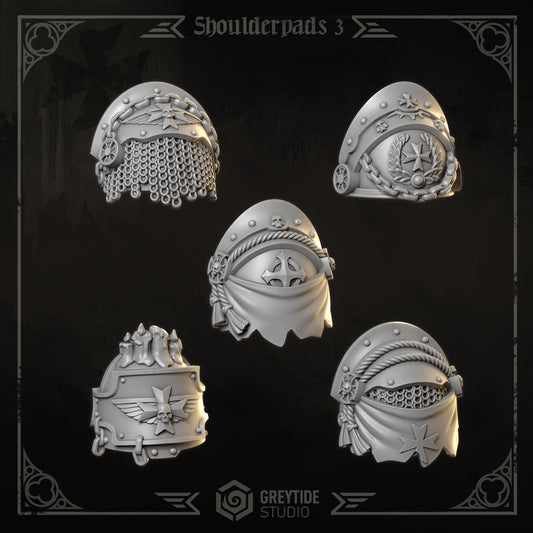 3d Printed Eternal Crusader Shoulderpads #3 by Greytide Studio