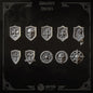 3d Printed Eternal Crusader Tilt Shields by Greytide Studio