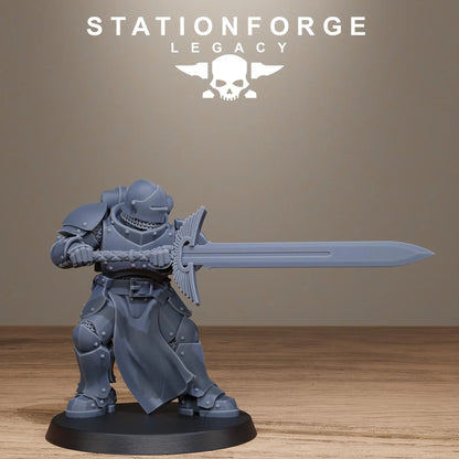 3D Printed Solaris Greatswordsmen by Stationforge Miniatures