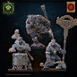 3d Printed Dragon Elder Command Group by Lost Kingdom Miniatures