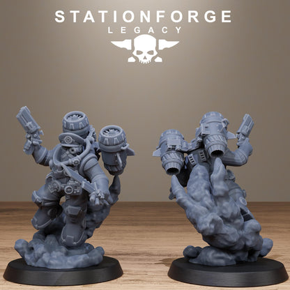 3D Printed Ironvale Skyreapers by StationForge Miniatures
