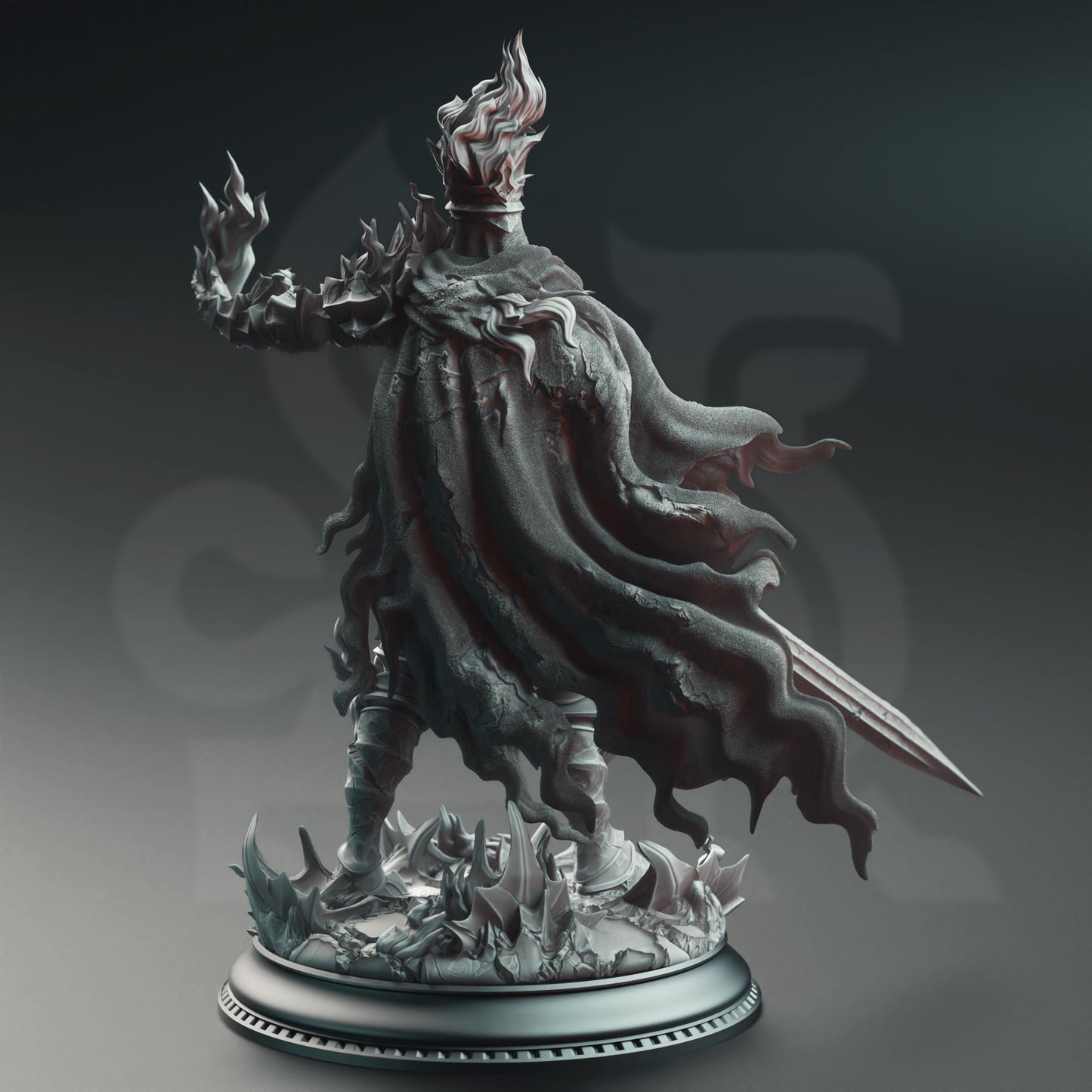 3D Printed The Burning Knight by DM Stash