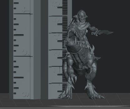 3D Printed Goblin T-Rex Cavalry by Monolith Arts