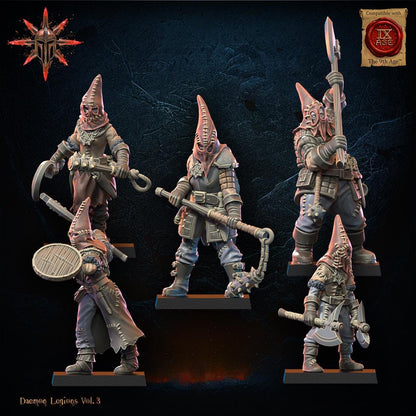 3D Printed Chaos Cultists x10 by Lost Kingdom Miniatures