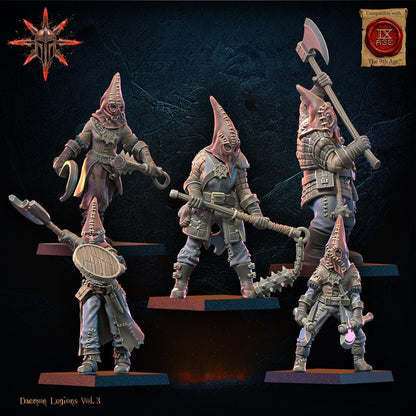 3D Printed Chaos Cultists x10 by Lost Kingdom Miniatures