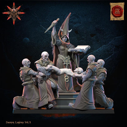 3D Printed Chaos Cultist Sacrifice by Lost Kingdom Miniatures