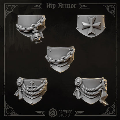 3d Printed Eternal Crusader Hip Armor by Greytide Studio