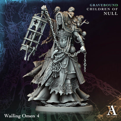 3D Printed Wailing Omens by Archvillain Games