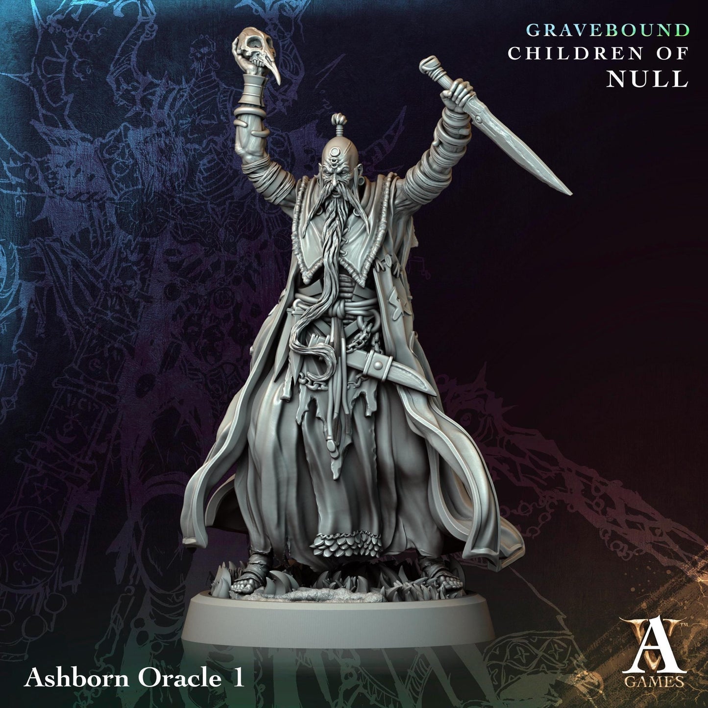 3D Printed Ashborn Oracles by Archvillain Games