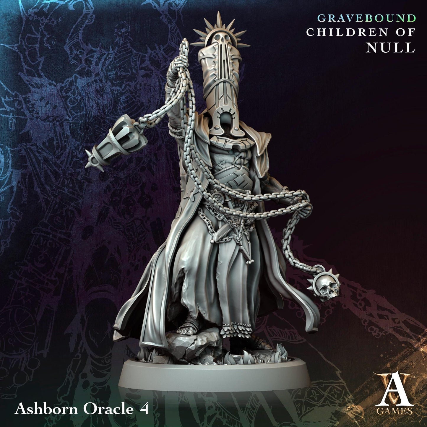 3D Printed Ashborn Oracles by Archvillain Games