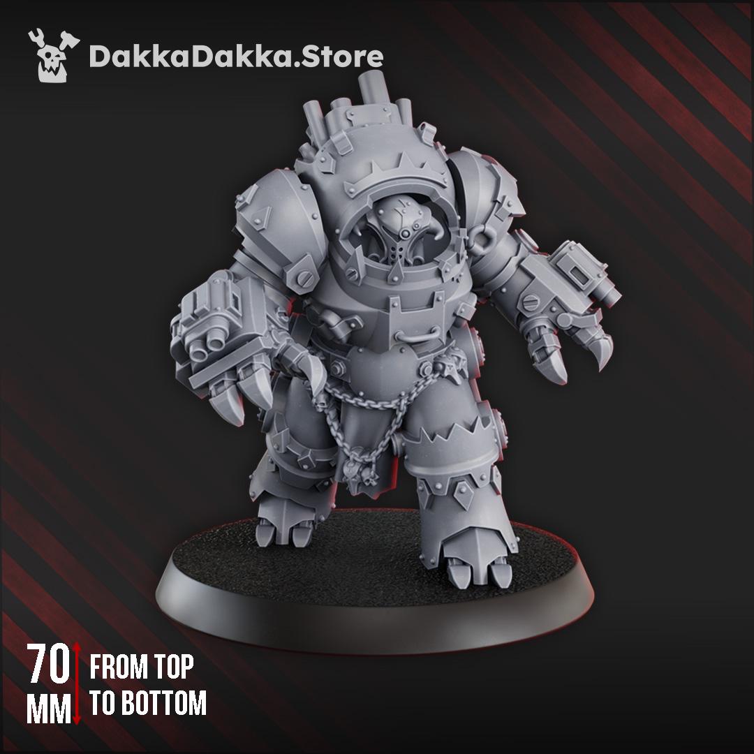 3d Printed Gorgwork Mechdread by DakkaDakka Miniatures