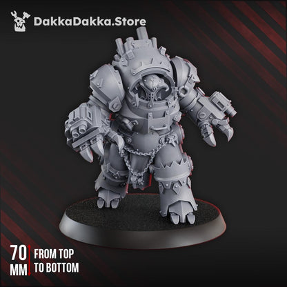 3d Printed Gorgwork Mechdread by DakkaDakka Miniatures