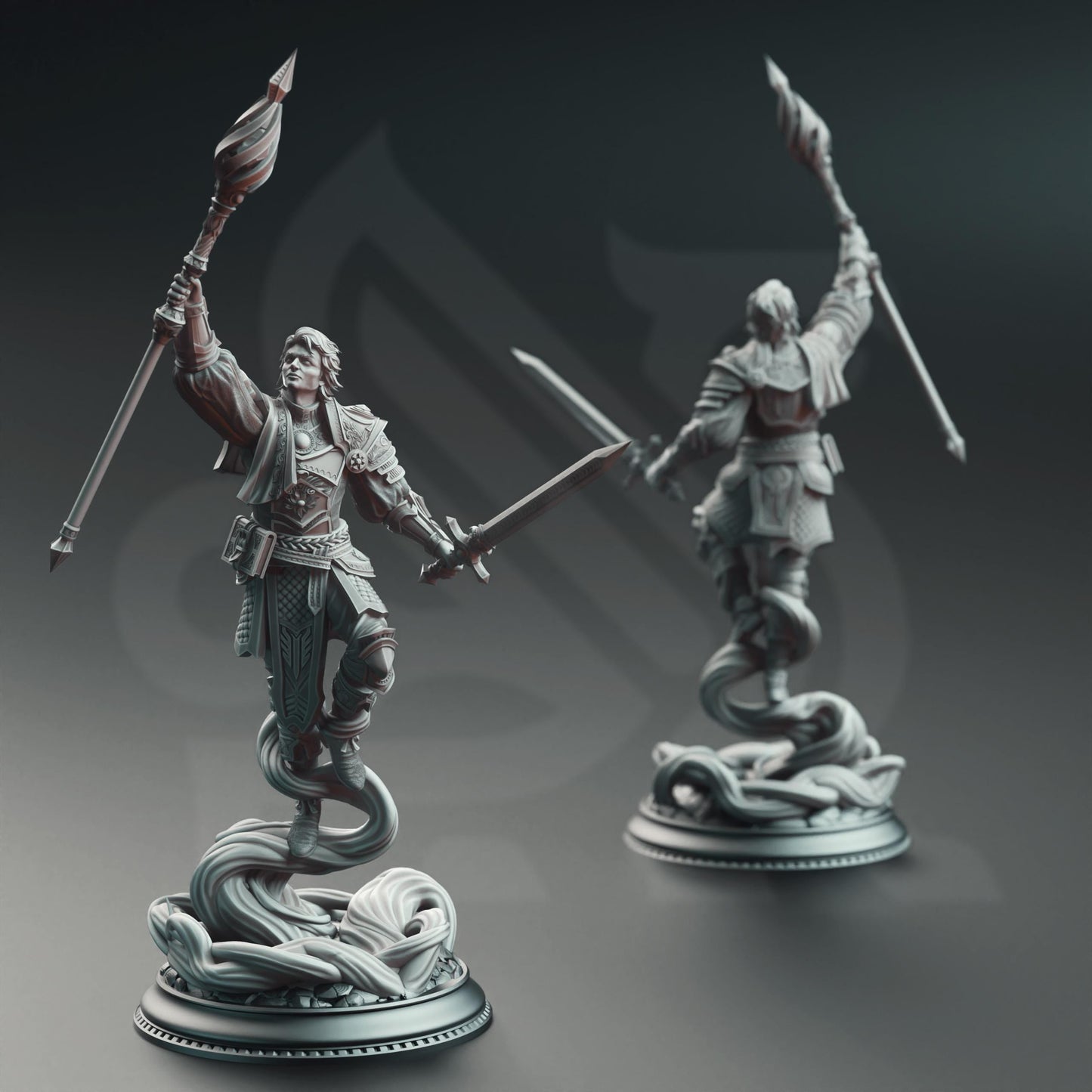 3D Printed Noble Court Wizard by DM Stash